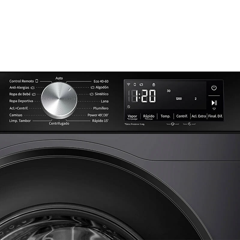 Lavadora Hisense WF3S9043BB3 9Kg | Recargables 1000 Veces |
