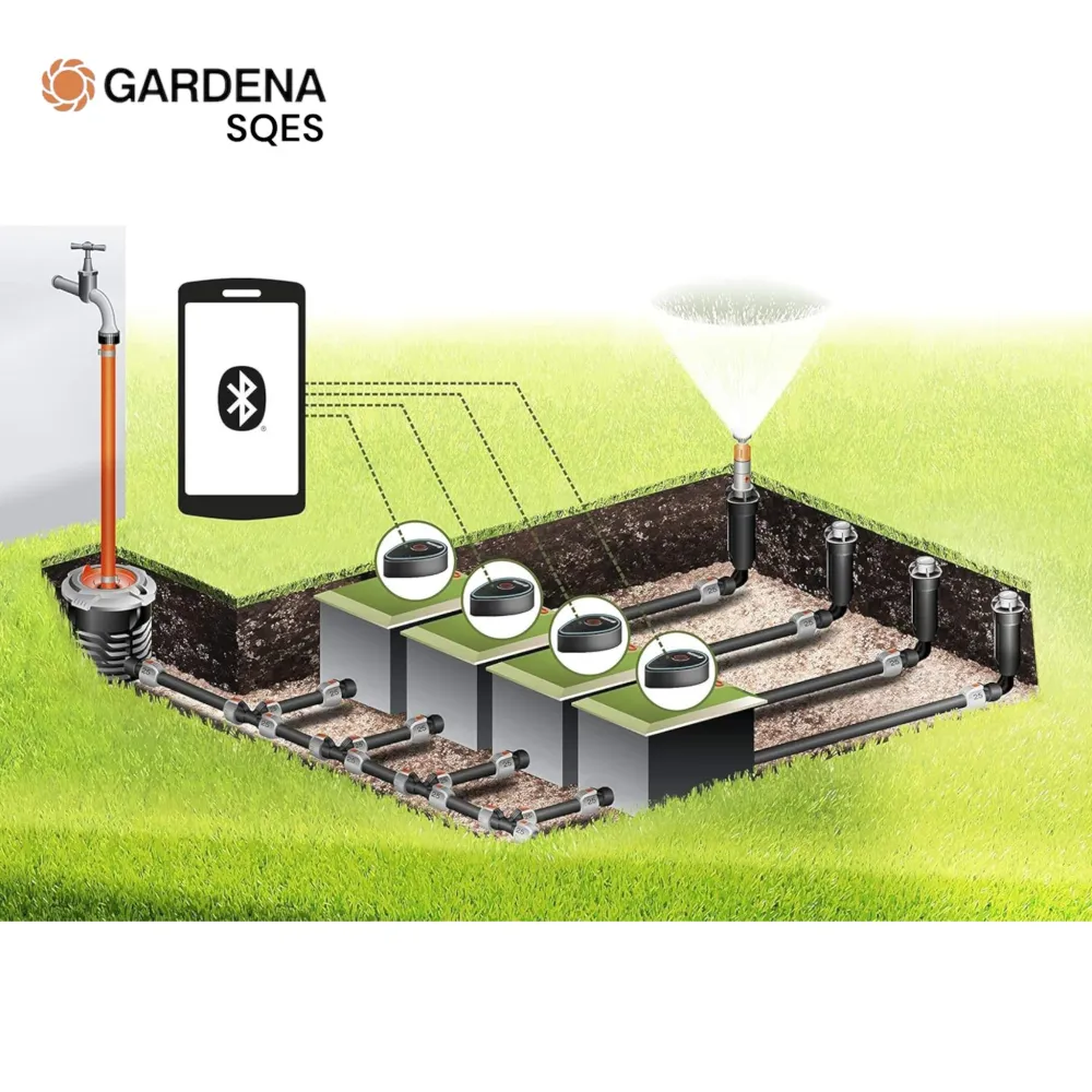 Électrovanne Con programación 9V BLUETOOTH GARDENA