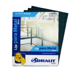 LIJA PARA ACERO, GR.100 : 9" X 11" - ABRALIT