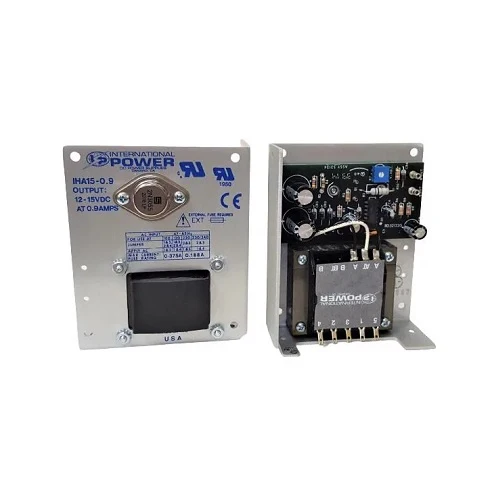 Linear Regulated Power Supplies 15V-0.9A Output Volts/Amps IHA15-0.9