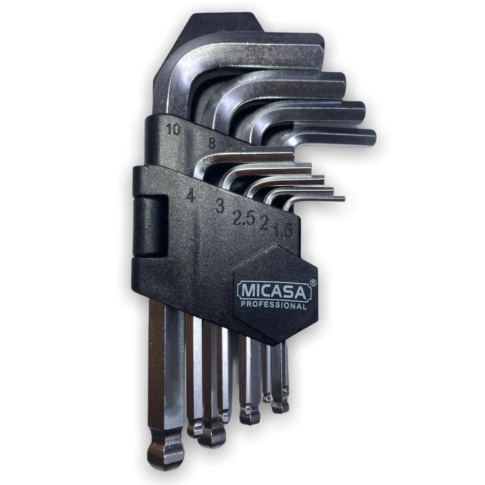Llave Allen Bola x9 Piezas MICASA | Envío Rápido