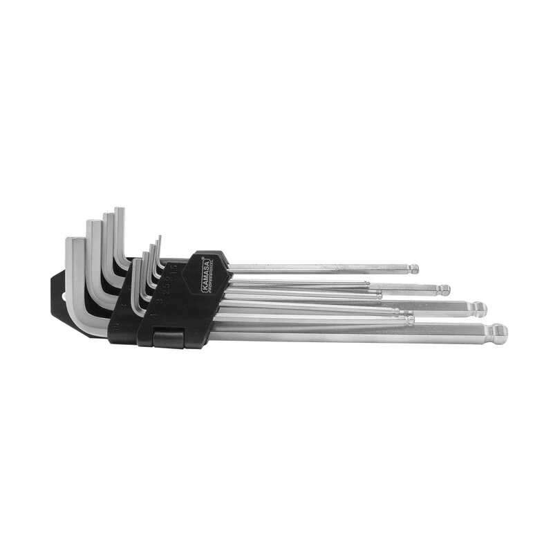 Llaves puntas bolas 9pcs KM064 - Kamasa para Dispositivos de Alto Consumo