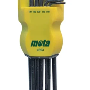 LR93 JUEGO LLAVES TORX LARGAS 9 PIEZAS MOTA de Baja Autodescarga