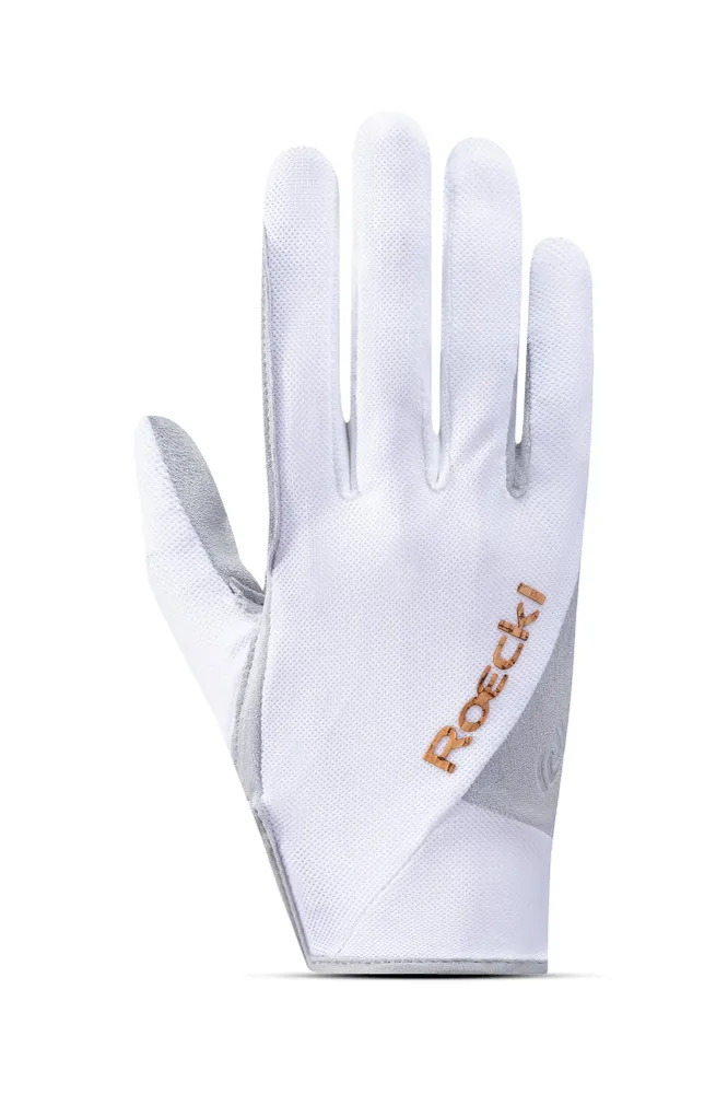 Mareno Guantes de equitación funcionales Marfil 9