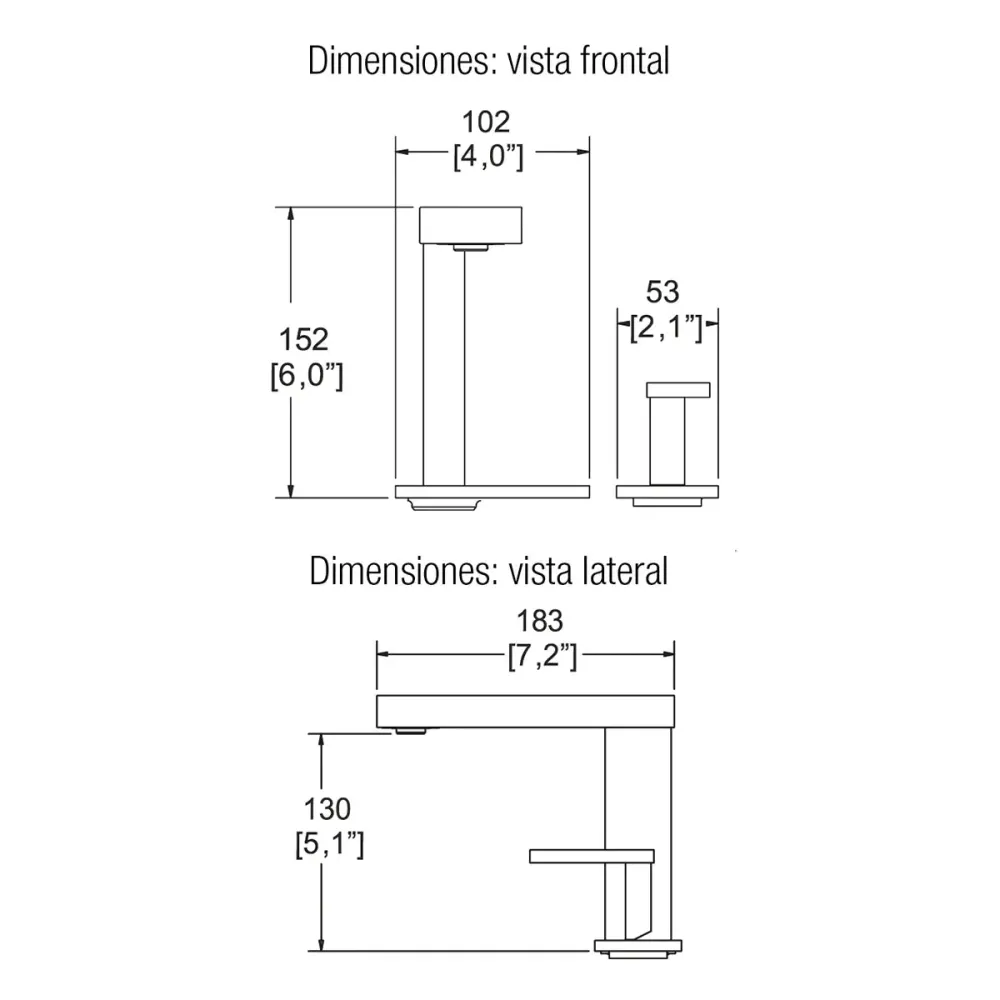 MONOMANDO DE LAVABO SCALA E-949