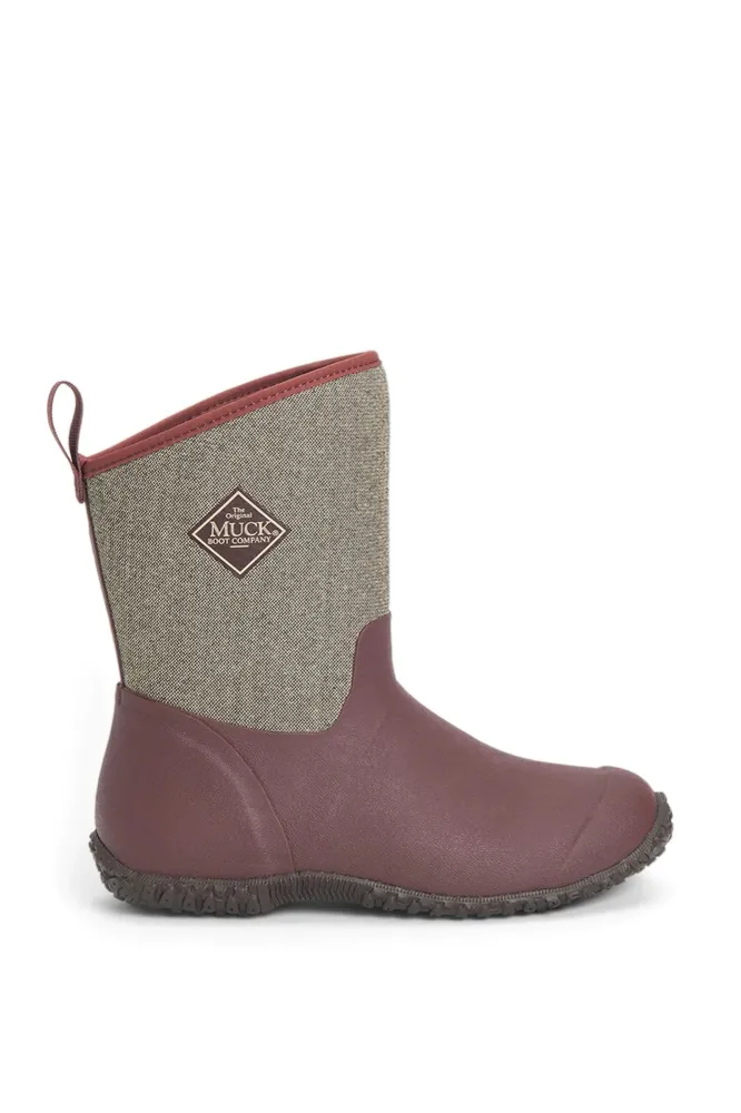 Muckster II Medium Height En caucho Boots Dark Red 9