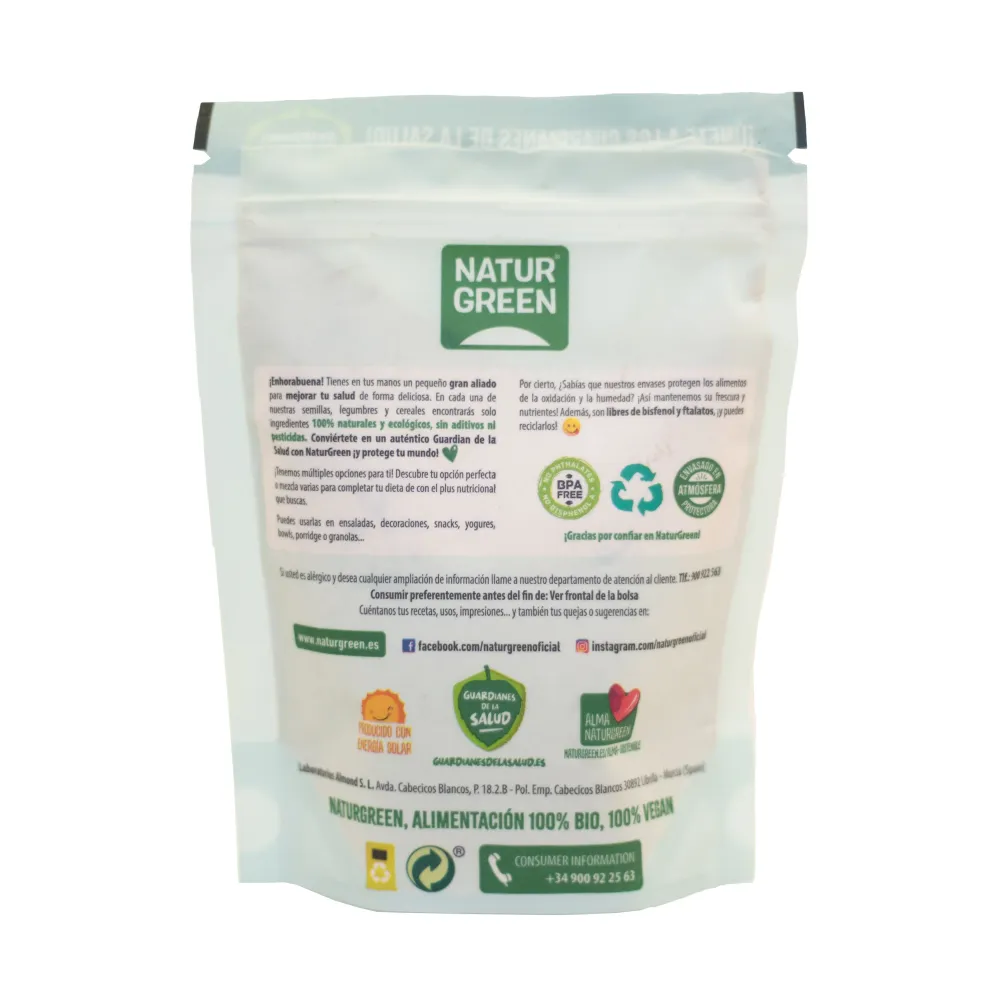 Pack 9x Harina de Dátil Bio 200 g NaturGreen Resistentes Derrames