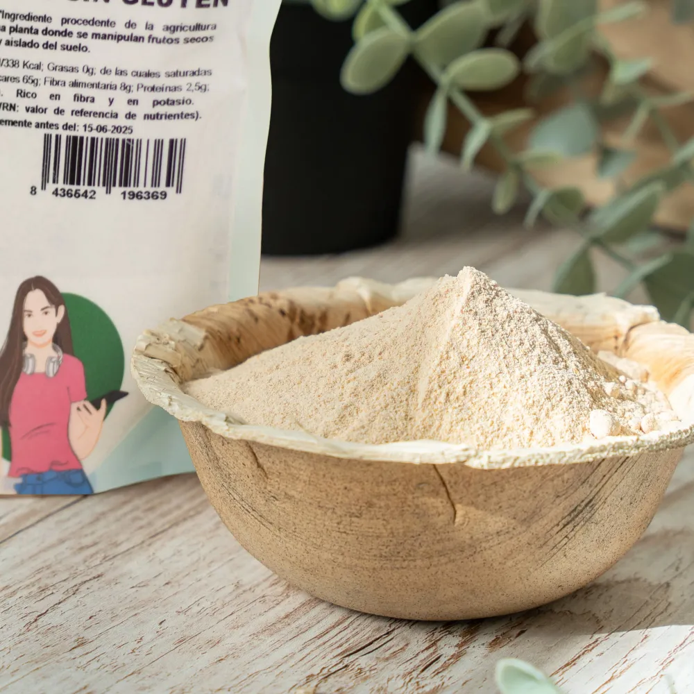 Pack 9x Harina de Dátil Bio 200 g NaturGreen Resistentes Derrames