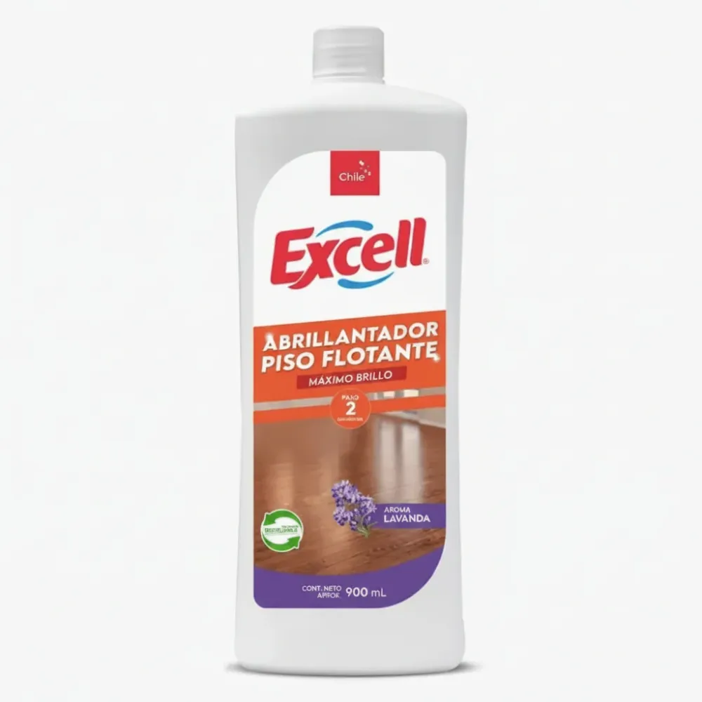 Pack de Pilas Excell Abrillantador Piso Flotante Flor de Cerezo 900 Cc