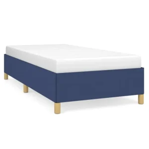 Pilas Alcalinas Estructura de cama de tela negro 90x190 cm