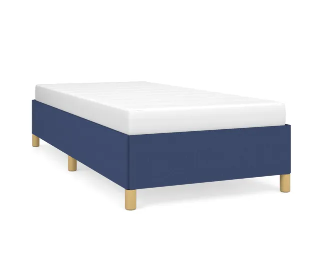 Pilas Alcalinas Estructura de cama de tela negro 90x190 cm