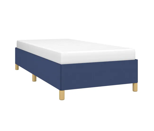 Pilas Alcalinas Estructura de cama de tela negro 90x190 cm