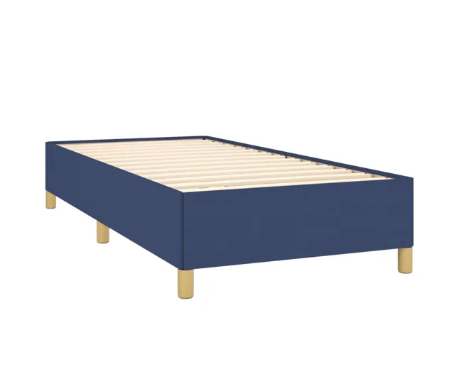 Pilas Alcalinas Estructura de cama de tela negro 90x190 cm