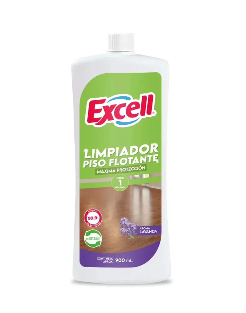 Pilas Alcalinas Excell Limpiador piso flotante lavanda 900 cc