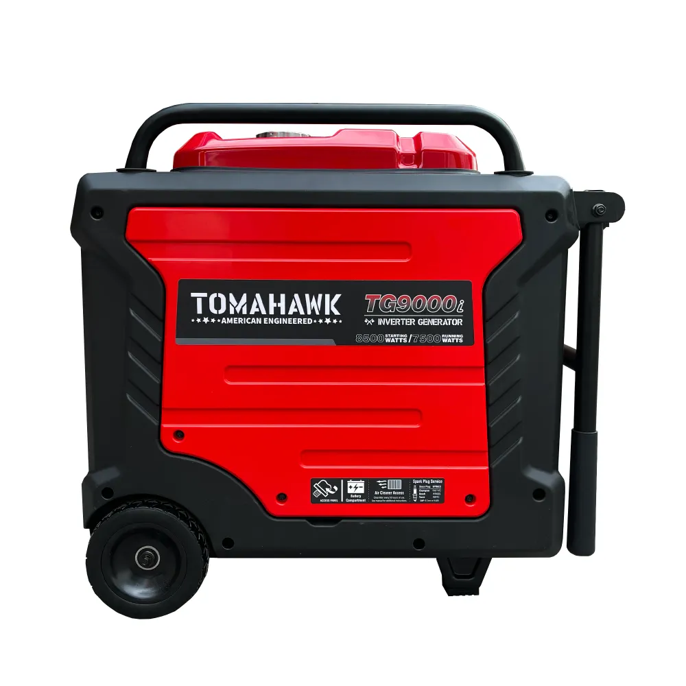 Pilas Alcalinas Generador Eléctrico Inverter 9.0 Kva Tomahawk con Encendido Inalámbrico para Hogar, Negocio o Uso Agrícola