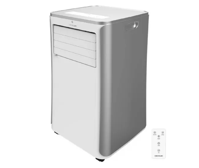 Pilas de Baterí Aire Acondicionado Portátil con Mando Distancia ForceClima 9100 Soundless. 9000 BTU Cecotec