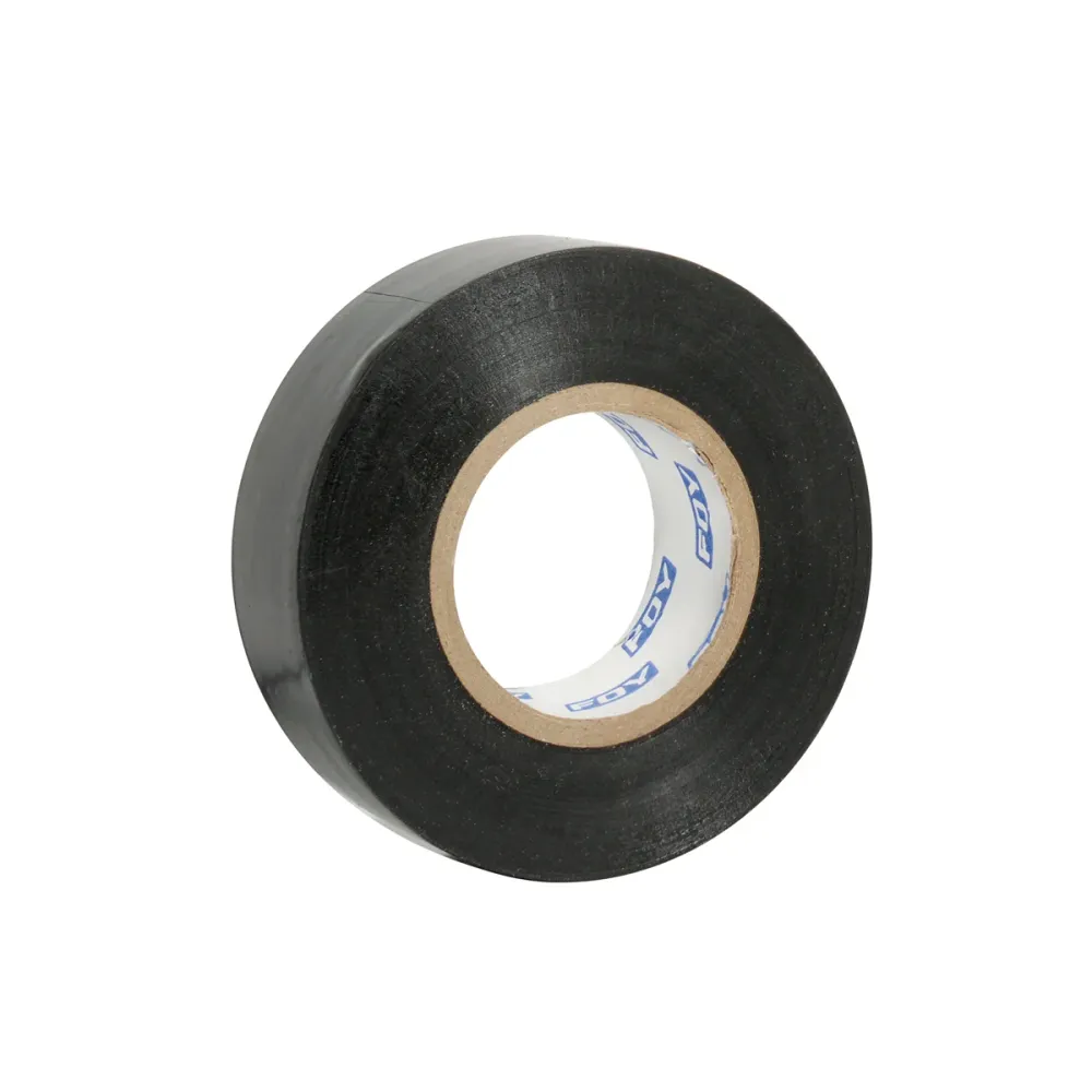 Pilas de Baterí Cinta para aislar negra 19 mm x 9 m Foy