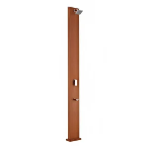 Pilas de Baterí Ducha solar estilo madera 9L Gre