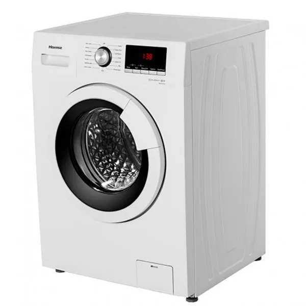 Pilas de Baterí Lavadora Carga Frontal Hisense WFHV9014 9Kg +++ Blanco