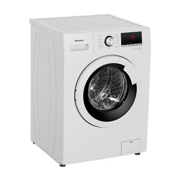 Pilas de Baterí Lavadora Carga Frontal Hisense WFHV9014 9Kg +++ Blanco
