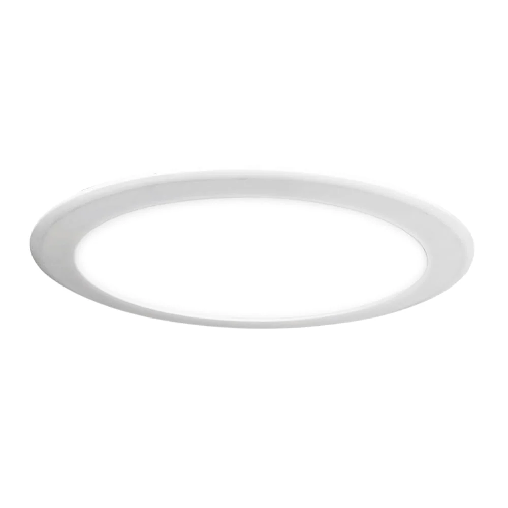 Pilas de Baterí Lámpara de interior LED para empotrar, 9 W, Luz blanca neutra
