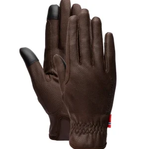 Pilas de Baterí Luka guantes de equitación (Versión estrecha) dark marrón 9