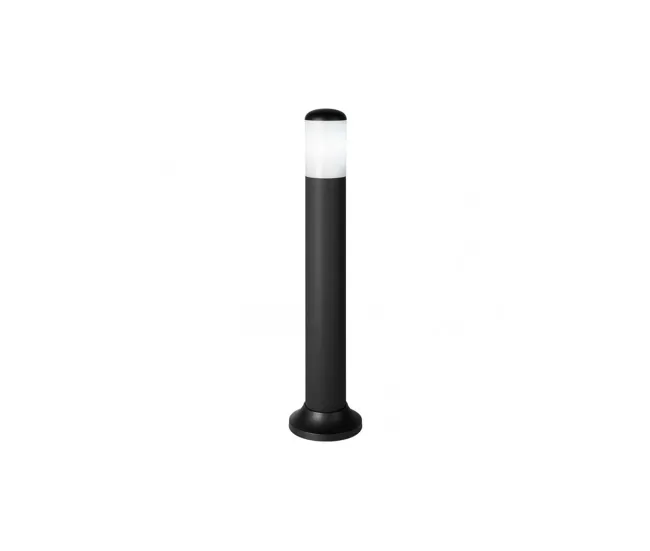 Pilas de Baterí pilar exterior policarbonato color negro serie azafrã¡n 9.1cm