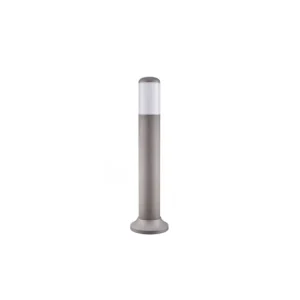 Pilas de Baterí pilar exterior policarbonato color gris serie azafrã¡n 9.1cm