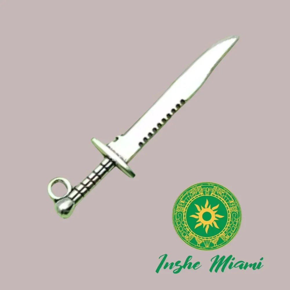 Pilas de Litio Cuchillo para Ebo y Usos Espirituales – 1.9")
