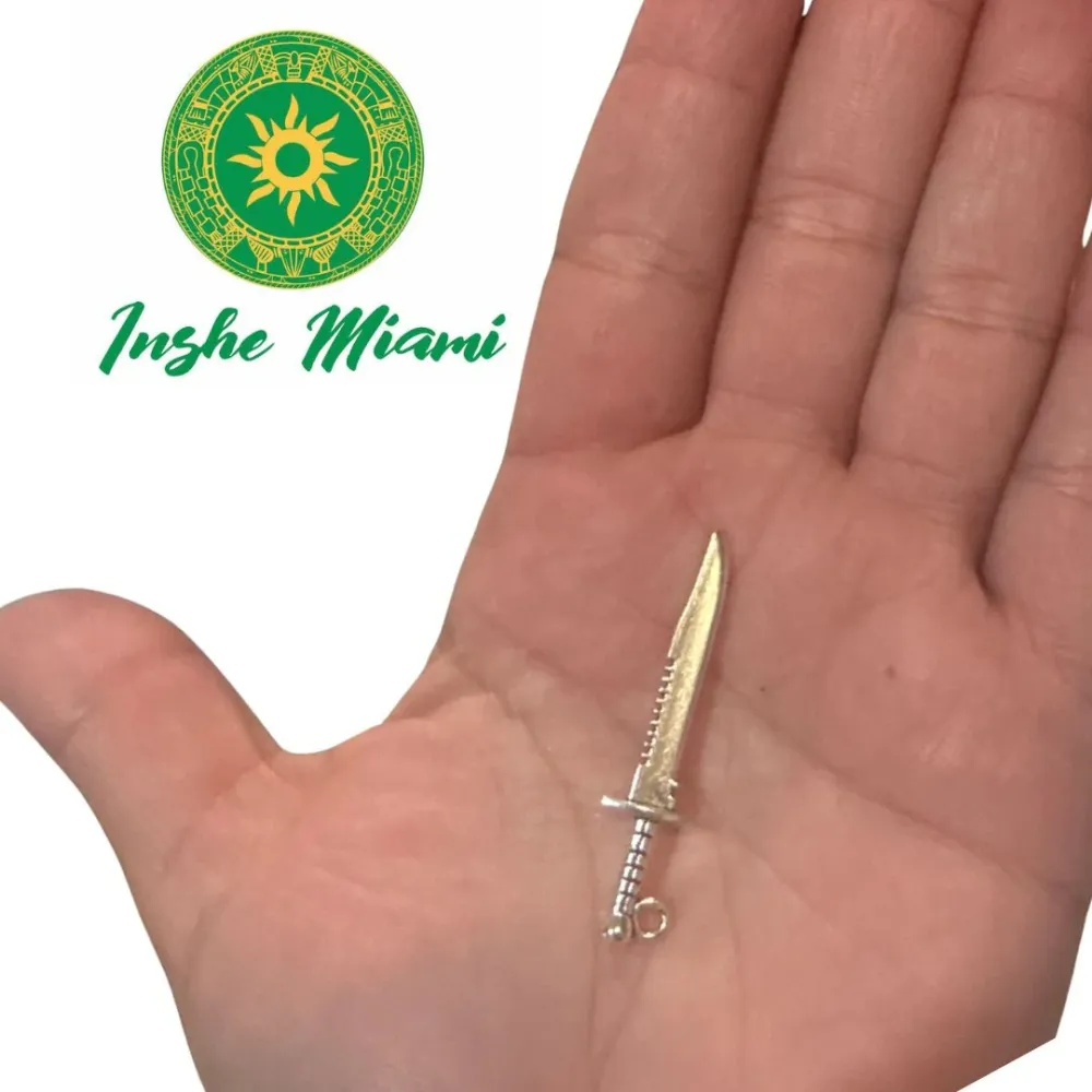 Pilas de Litio Cuchillo para Ebo y Usos Espirituales – 1.9")