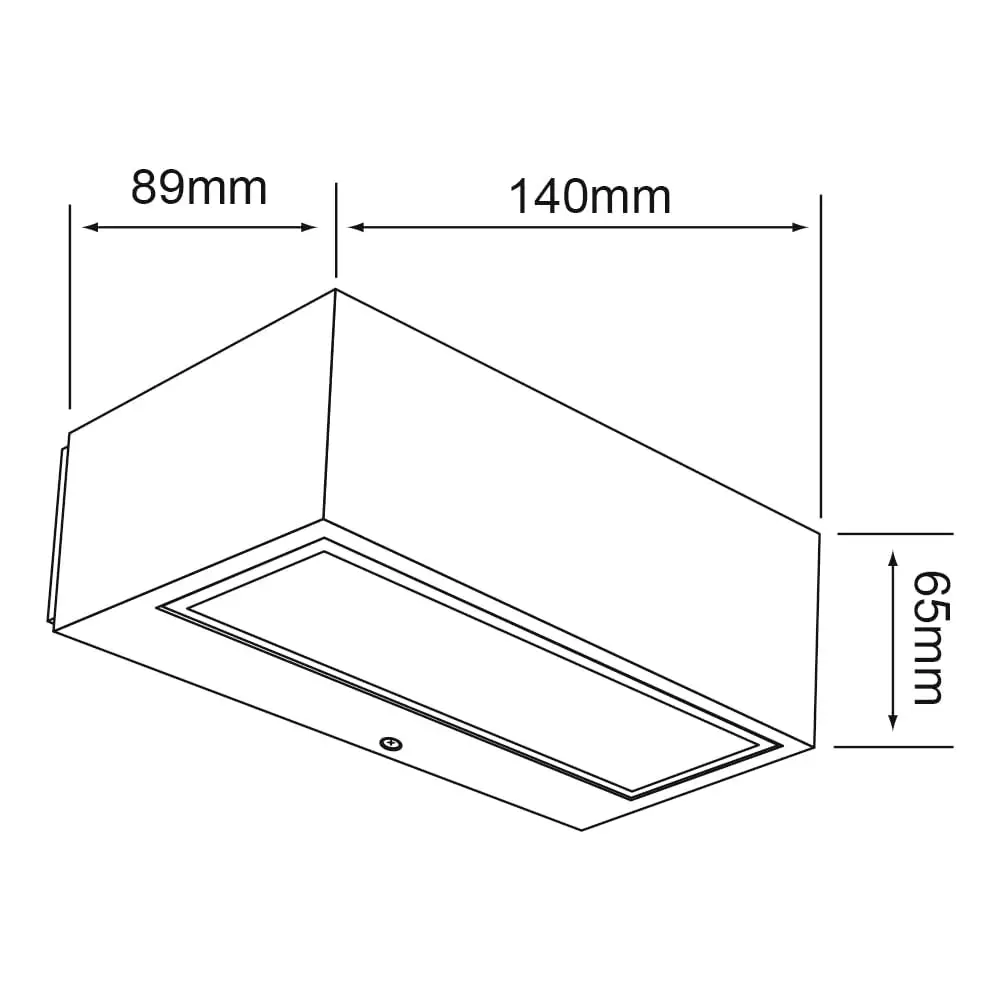 Pilas de Litio Lámpara de exterior led al manama tecnolite para sobreponer 9w luz blanca neutra