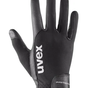 Pilas de Reloj Guantes de Equitación vida planet Black/Black 9