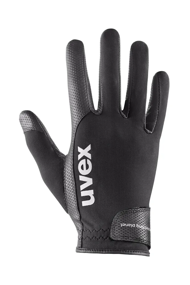 Pilas de Reloj Guantes de Equitación vida planet Black/Black 9
