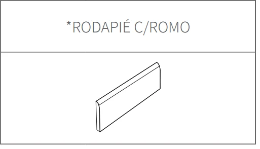 Pilas de Reloj Pieza Rodapie Argile Opal 9 x 90 cm Pamesa