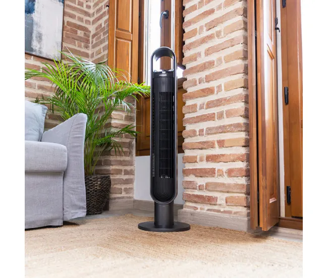 Pilas de Reloj Ventilador de torre EnergySilence 9190 SkyLine Ionic Connected Cecotec