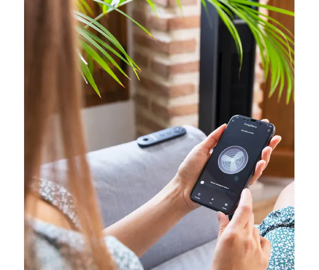Pilas de Reloj Ventilador de torre EnergySilence 9190 SkyLine Ionic Connected Cecotec