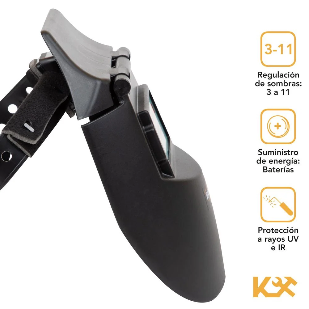 Recargables Premium Careta Electronica Para Soldar Uso Industrial 9-13 Kingsman