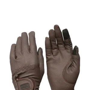 Recargables Premium Guantes de equitación Everyday compatibles con pantallas táctiles Canela 9