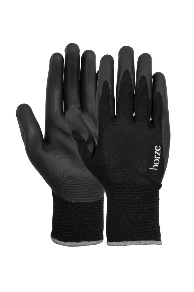 Recargables Premium Guantes de Trabajo de Verano Horze Negro 9