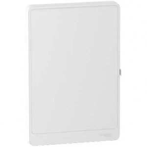 Resi9 - porte styl blanche coffret 18 modules 2 rangées Schneider Electric R9H18422