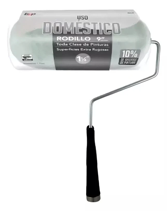 Rodillo 9" Economico ROLL 1-1/4", BYP REC49 Resistentes Derrames