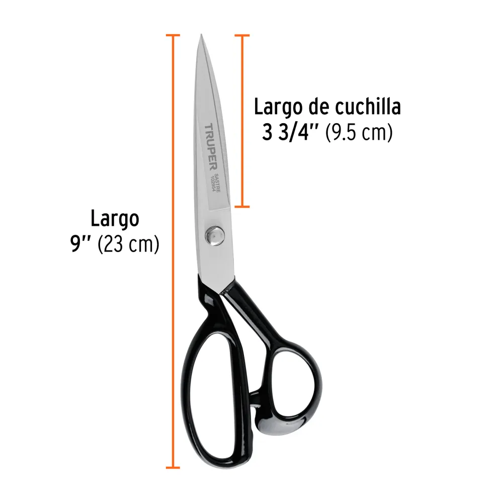 Tijera 9' para sastre, TRUPER con Cargador Incluido