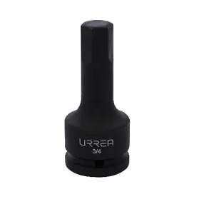 Urrea 7590 9/16 dado de impacto 3/4 punta hexagonal 9/16 para Juguetes