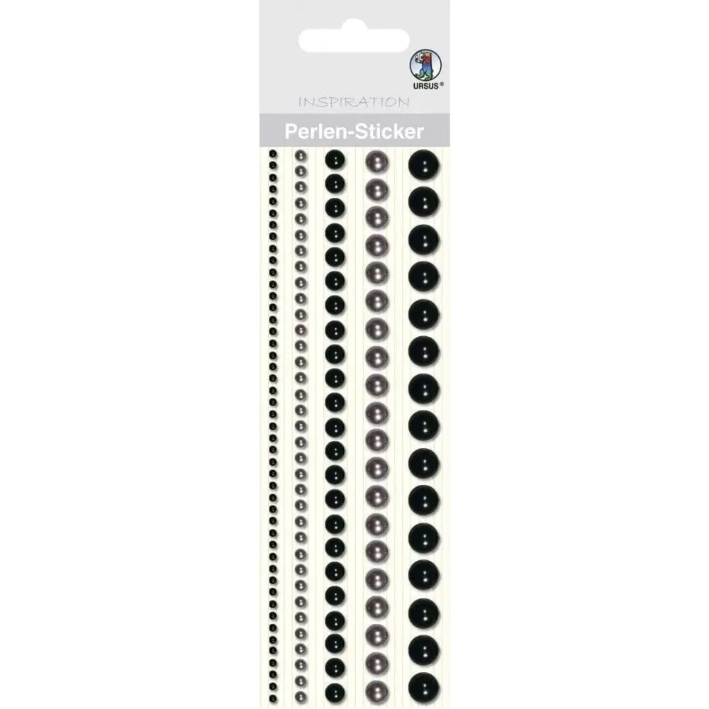 ursus stickers perlas 09 negras para Juguetes