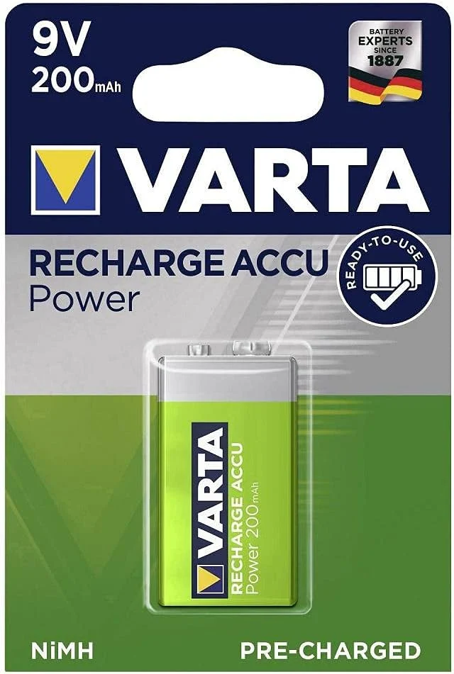 VARTA Pile Que se puede recargar 9V ACCUS BP1 - Pile 9V