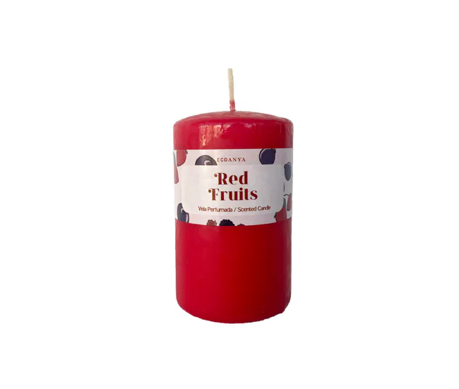 Vela taco olor RED FRUITS 9'5 cm | Recargables 1000 Veces |