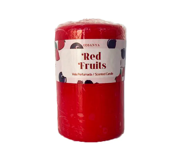 Vela taco olor RED FRUITS 9'5 cm | Recargables 1000 Veces |