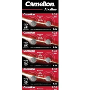 Pilas de Baterí PILA BOTON CAMELION LR41 ( tira de 10 uds )