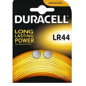 Pilas de Baterí PILA DURACELL BOTON LR44 (blister 2 uds)