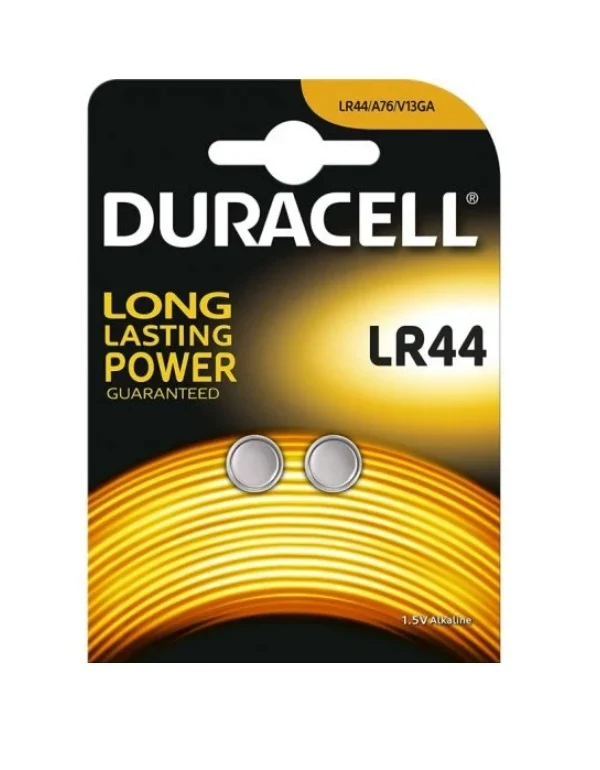 Pilas de Baterí PILA DURACELL BOTON LR44 (blister 2 uds)